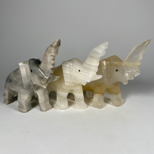 Carved stone elephant - carved,