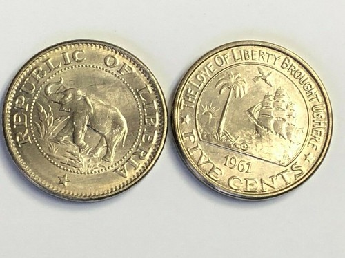 1961 liberia cents african - 1961,