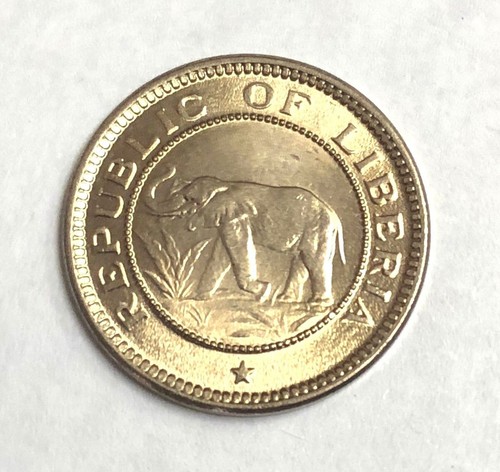 1941 liberia half - 1/2c,
